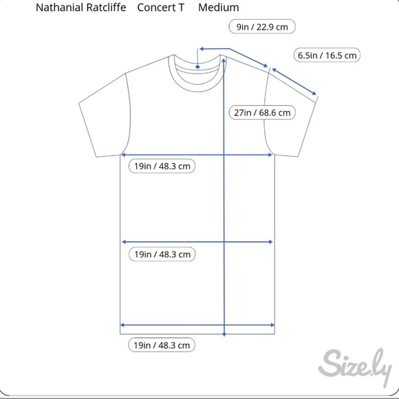Nathaniel‎ Rateliff & The Night Sweats Band Shirt Blue Heather Medium Concert - Picture 11 of 11
